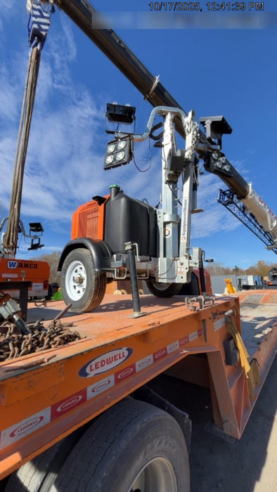 2024 Wanco WLTT-4MM4K Diesel, Deep Sea Controller, Shore Power Plug, Auto Start, (4) 350W LED Floodlights, 4kW Generator, 60 Gal Fuel Tank, 2" Ball, T3