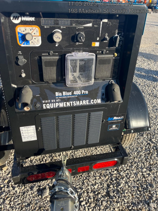2025 MILLER ELECTRIC BIG BLUE 400