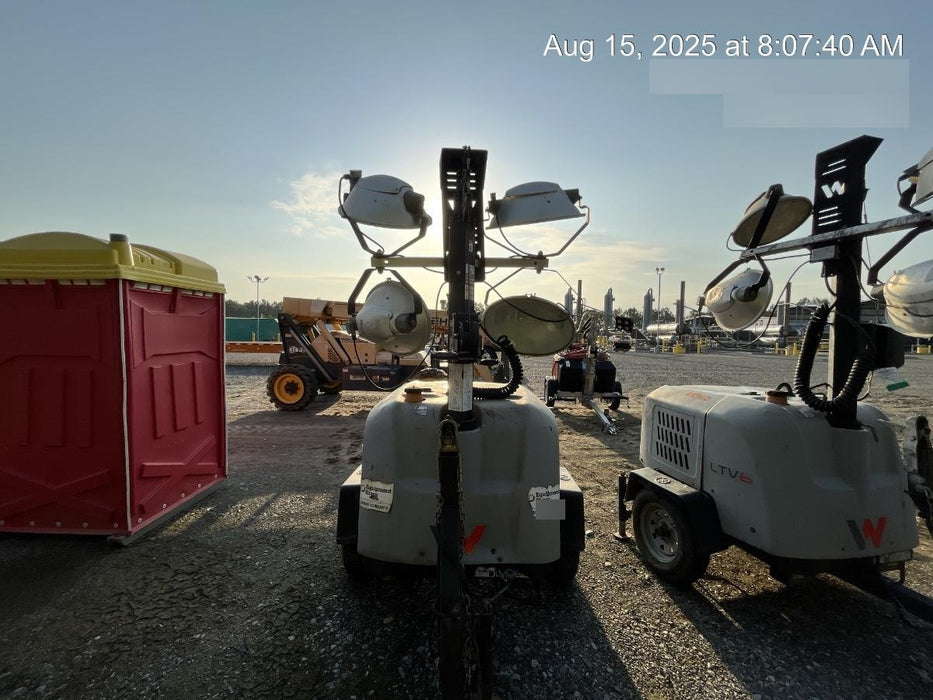 2019 Wacker Neuson LTV6L-MH Wacker Neuson LTV6L Mobile Light Tower w/Fuel Level Sensor Installed