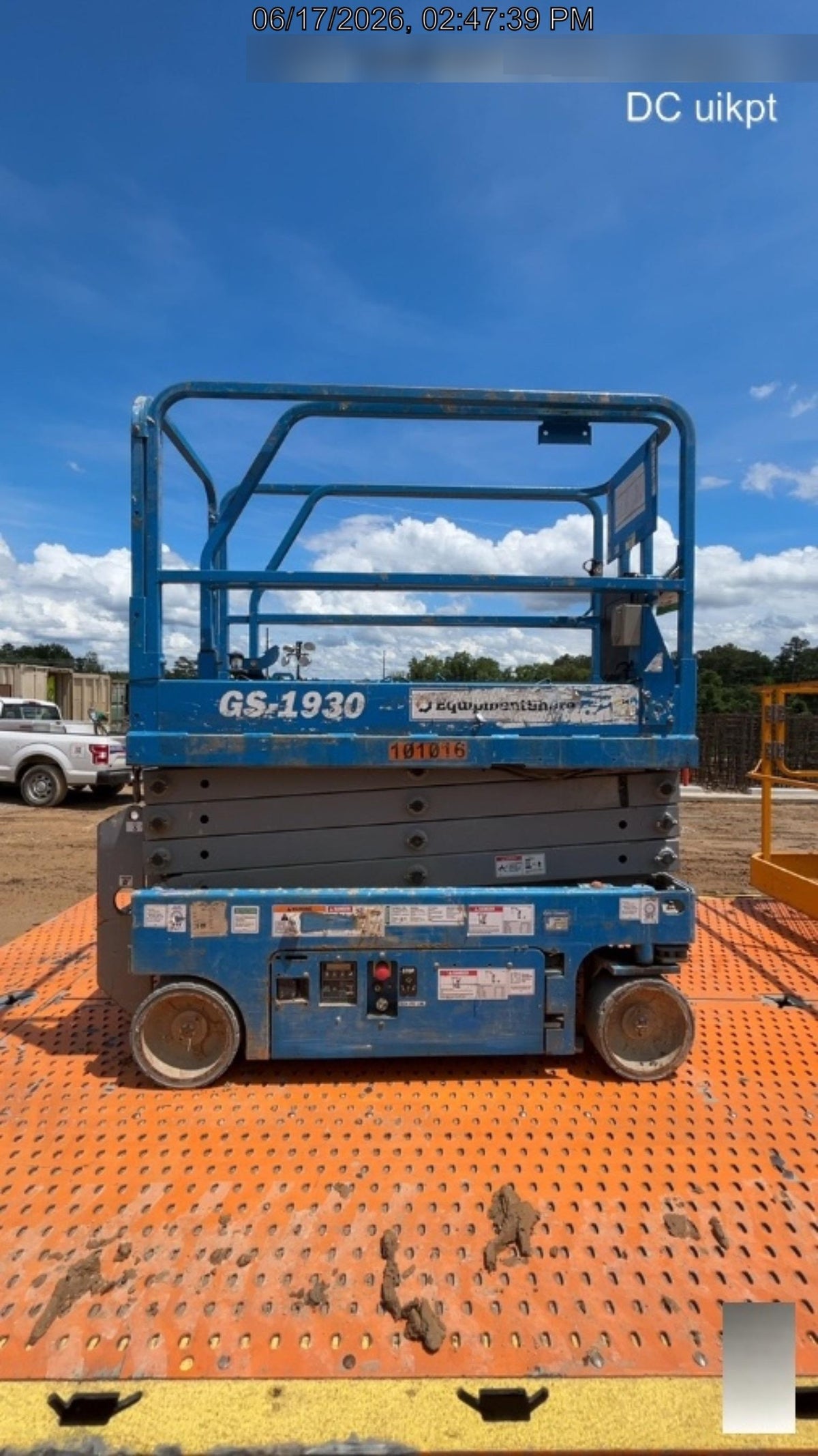 2020 Genie GS-1930 Standard Machine