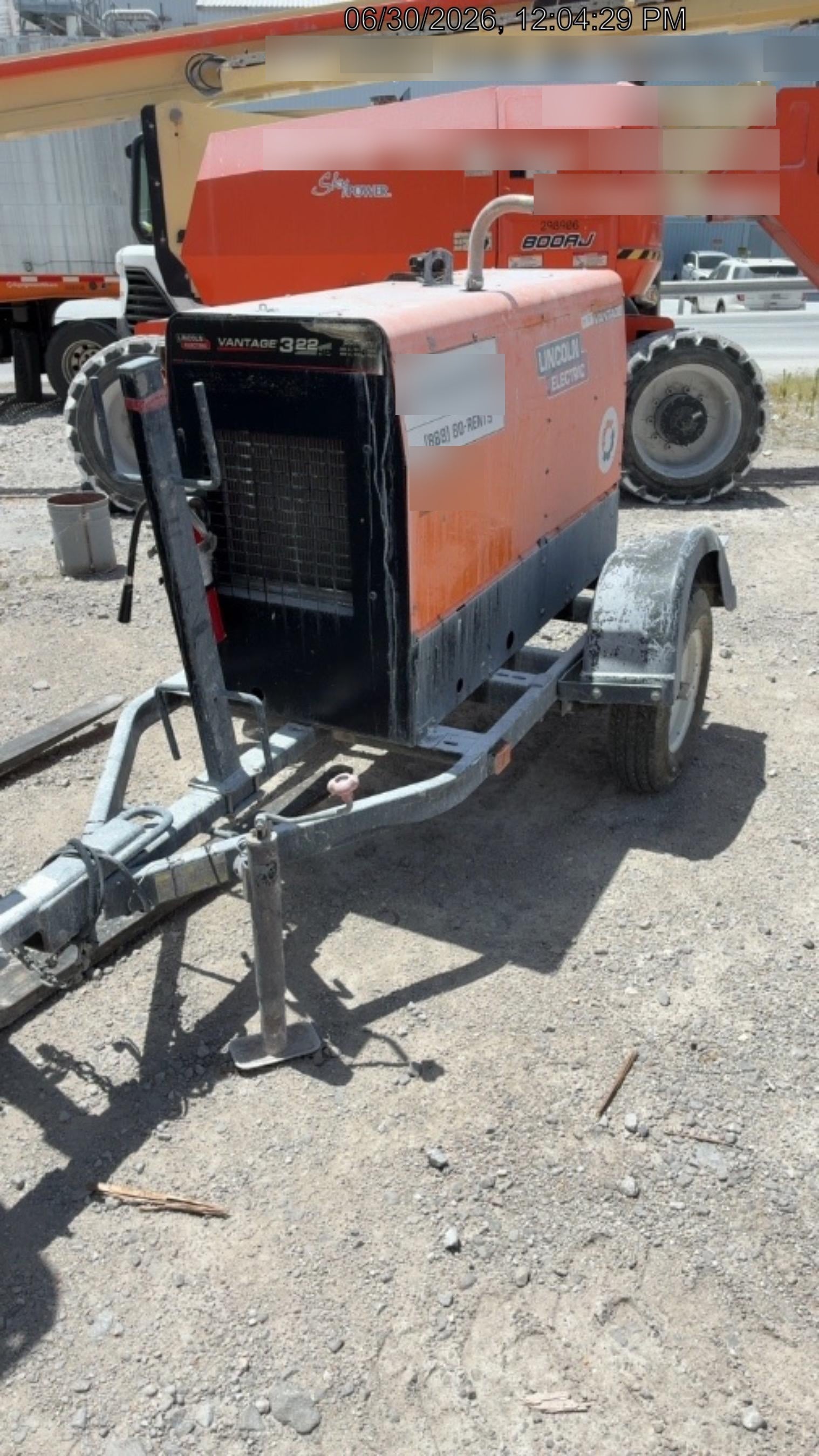 2022 Lincoln Electric LE400 Kubota V1505, Trlr, Cable Rack, Light Kit, ES Decals, T3