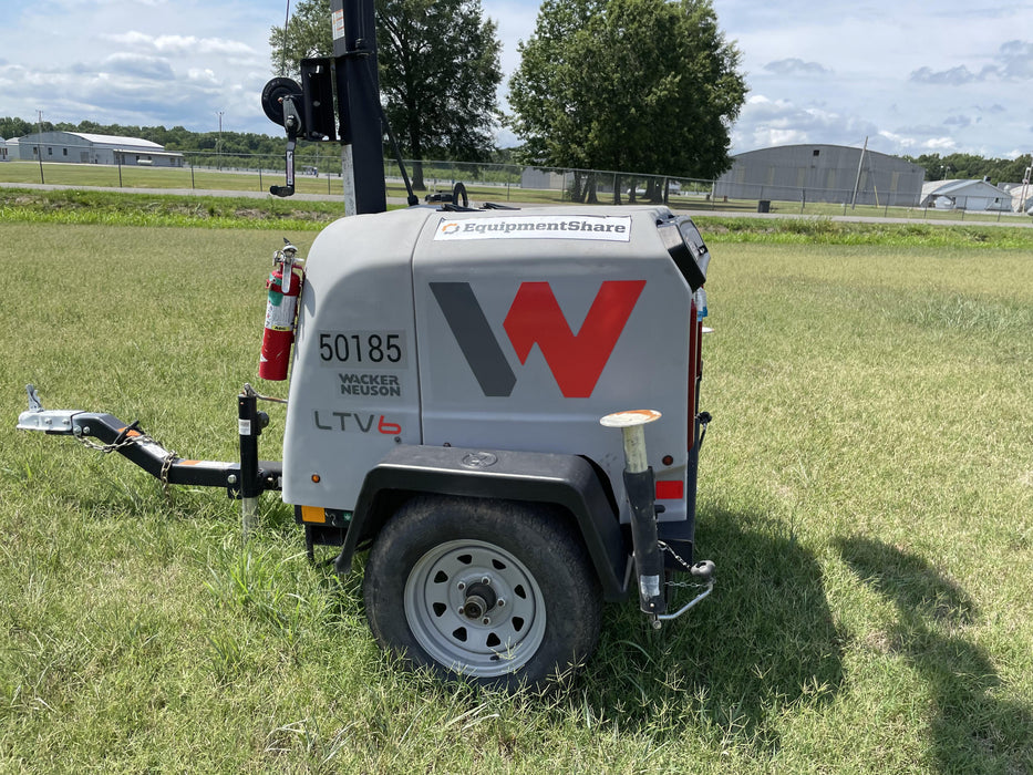 2019 Wacker Neuson LTV6L-MH Mobile Light Tower w/Fuel Level Sensor Installed
