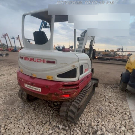 2019 Takeuchi TB240 Takeuchi TB240 Canopy w/Rubber Tracks, Auxiliary Hydraulics, Manual QC, Hydraulic Thumb, 12/18/24" Buckets