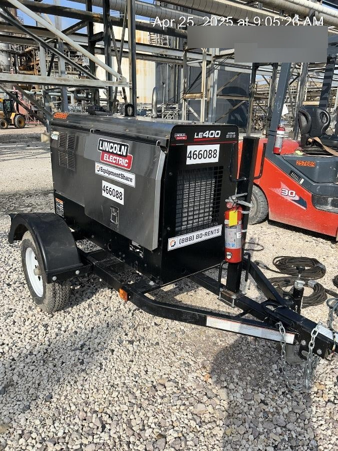 2024 Lincoln Electric LE400 Kubota V1505, Trlr, Cable Rack, Light Kit, ES Decals, T3