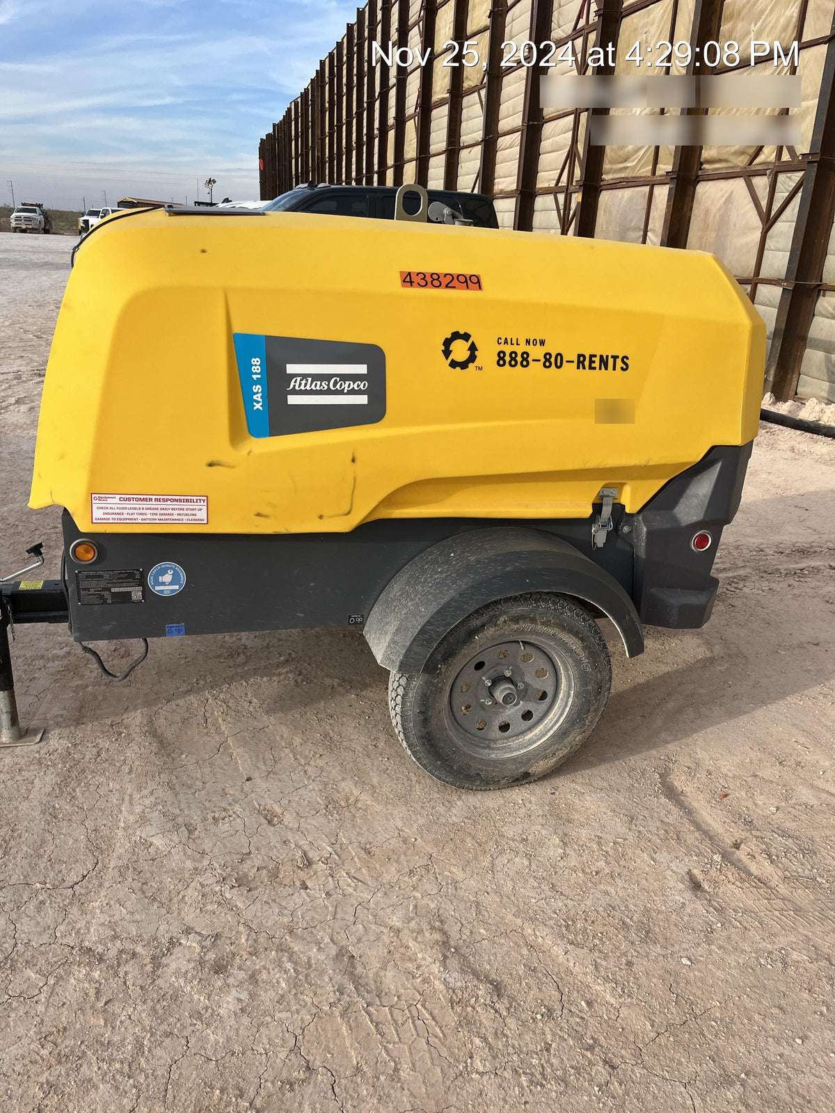 2024 ATLAS COPCO XAS188 CWK