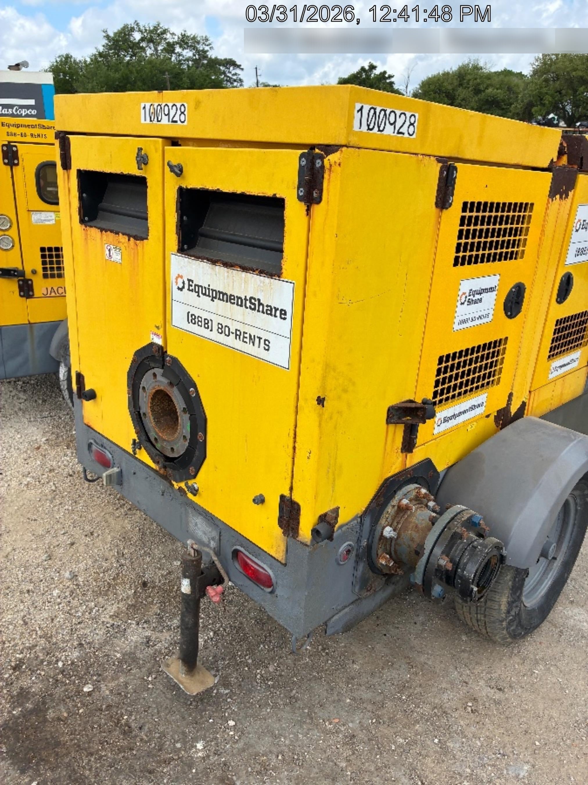 2020 ATLAS COPCO PAS 150 HF CS Enclosed