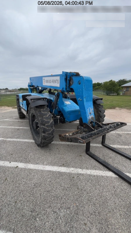 2019 Genie GTH-636 Canopy, Solid RT Tires, LED Work Lights, Beacon 60" QA Carriage, 48" Forks