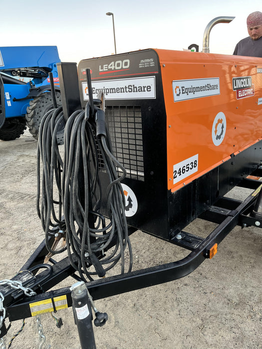 2022 Lincoln Electric LE400 Kubota V1505, Trlr, Cable Rack, Light Kit, ES Decals, T3