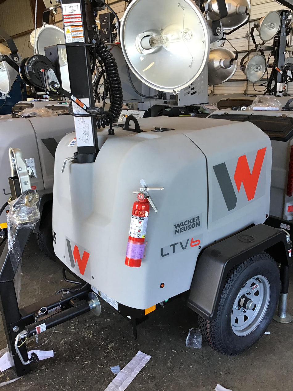 Wacker Neuson LTV6K-MH Wacker Neuson LTV6K Mobile Light Tower w/Fuel Level Sensor Installed