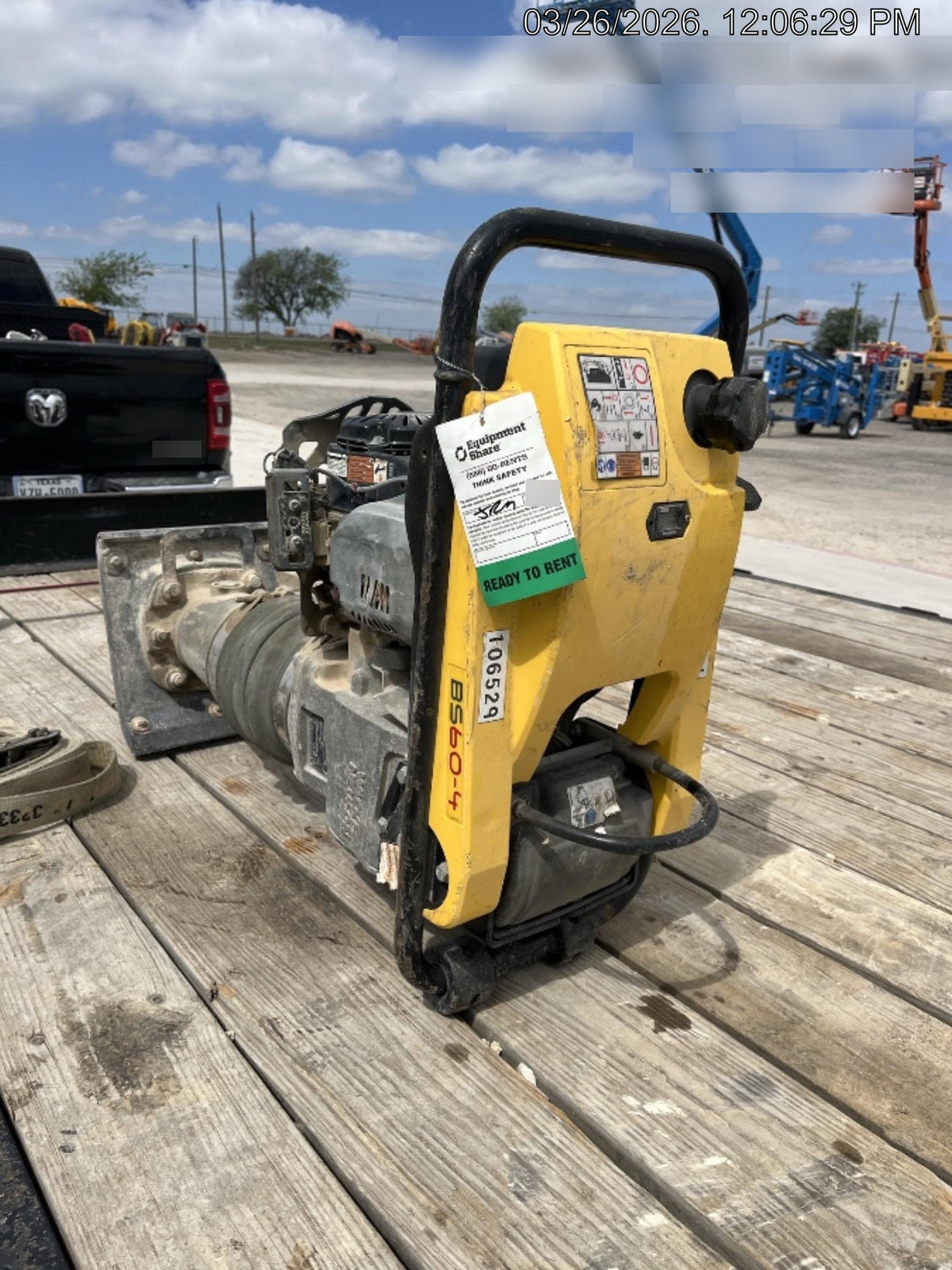 2020 WACKER NEUSON BS60-4As