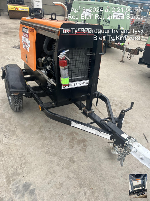 2022 Lincoln Electric LE400 Kubota V1505, Trlr, Cable Rack, Light Kit, ES Decals, T3