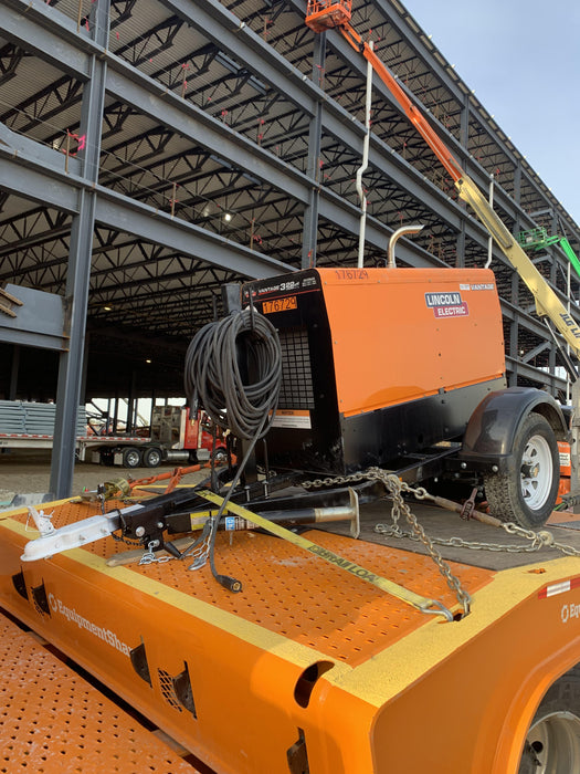 2021 Lincoln Electric Vantage 322 Vantage 322 Ready Pak 3 w/ Decals, ORANGE (includes trailer, cable rack, fender light kit) NO Telematics