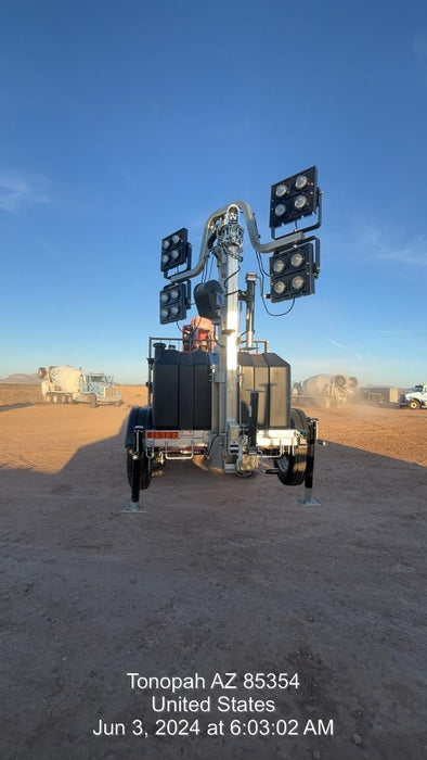 2024 Wanco WLTT-4MM4K Diesel, Deep Sea Controller, Shore Power Plug, Auto Start, (4) 350W LED Floodlights, 4kW Generator, 60 Gal Fuel Tank, 2" Ball, T3