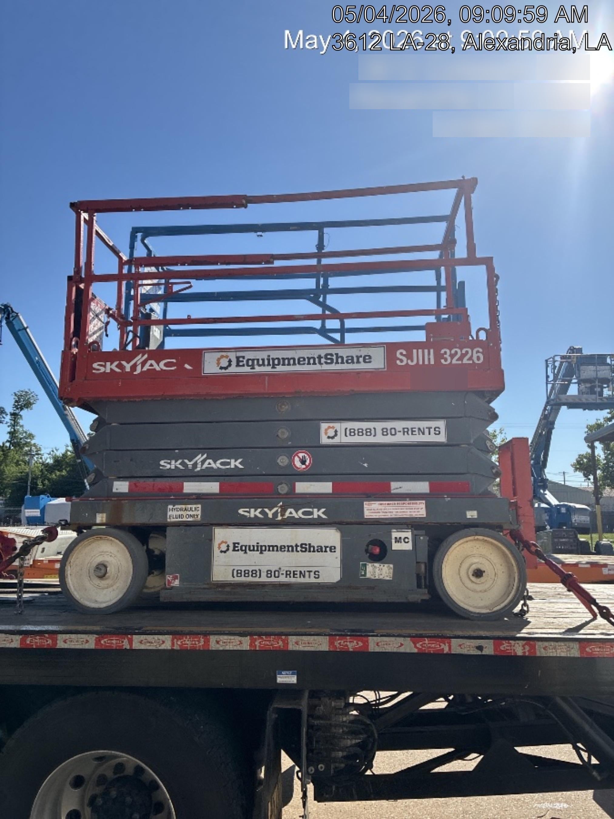 2019 Skyjack SJIII-3226 Standard Options