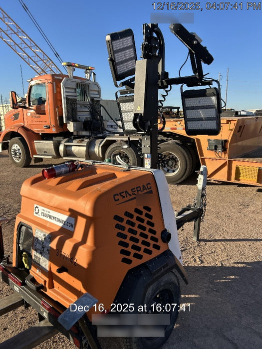 2023 Generac MLT2 Diesel, Flex Switch 120V Input, Powerzone Controller, 
(4) 320W LED Lights, 4kW Generator, 39.9 Gal Fuel Tank, 2" Ball, T3