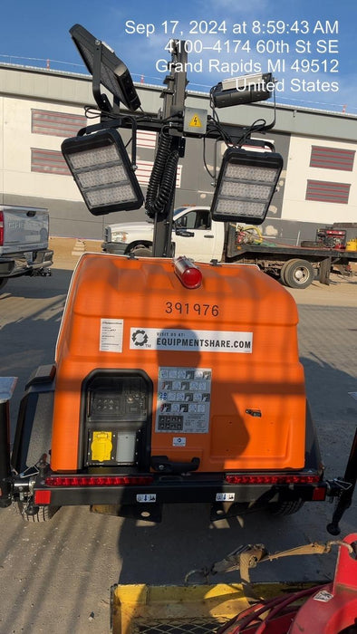 2024 Generac MLT2 Diesel, Flex Switch 120V Input, Powerzone Controller, 
(4) 320W LED Lights, 4kW Generator, 39.9 Gal Fuel Tank, 2" Ball, T3