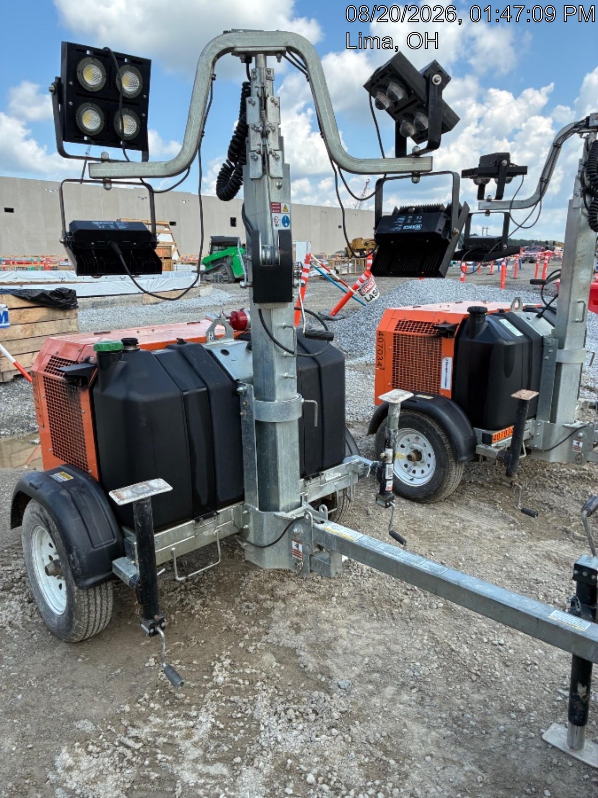 2024 Wanco WLTT-4MM4K Diesel, Deep Sea Controller, Shore Power Plug, Auto Start, (4) 350W LED Floodlights, 4kW Generator, 60 Gal Fuel Tank, 2" Ball, T3