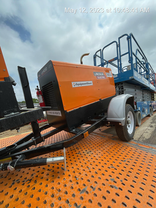 2023 Lincoln Electric LE400 Kubota V1505, Trlr, Cable Rack, Light Kit, ES Decals, T3