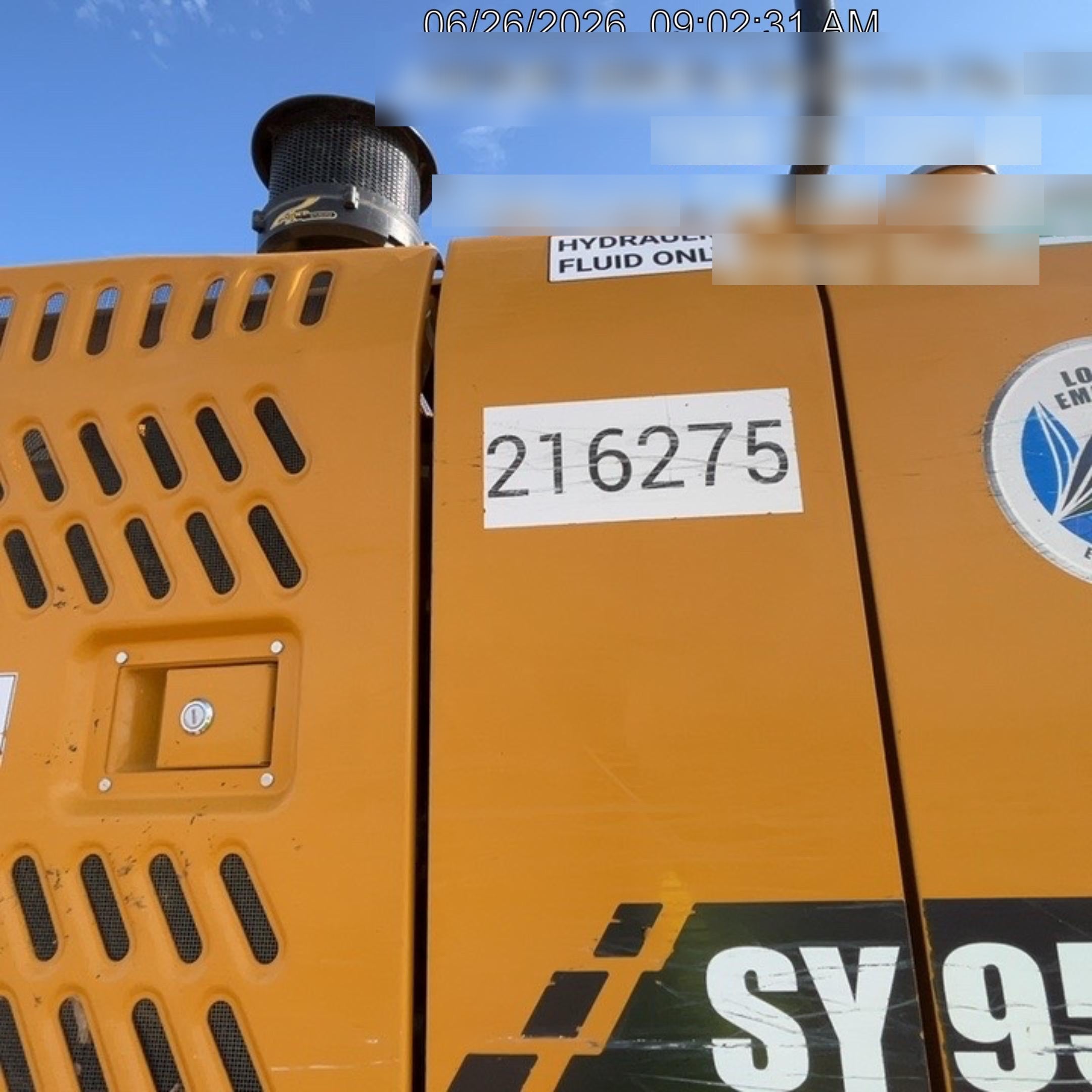 2019 SANY SY215