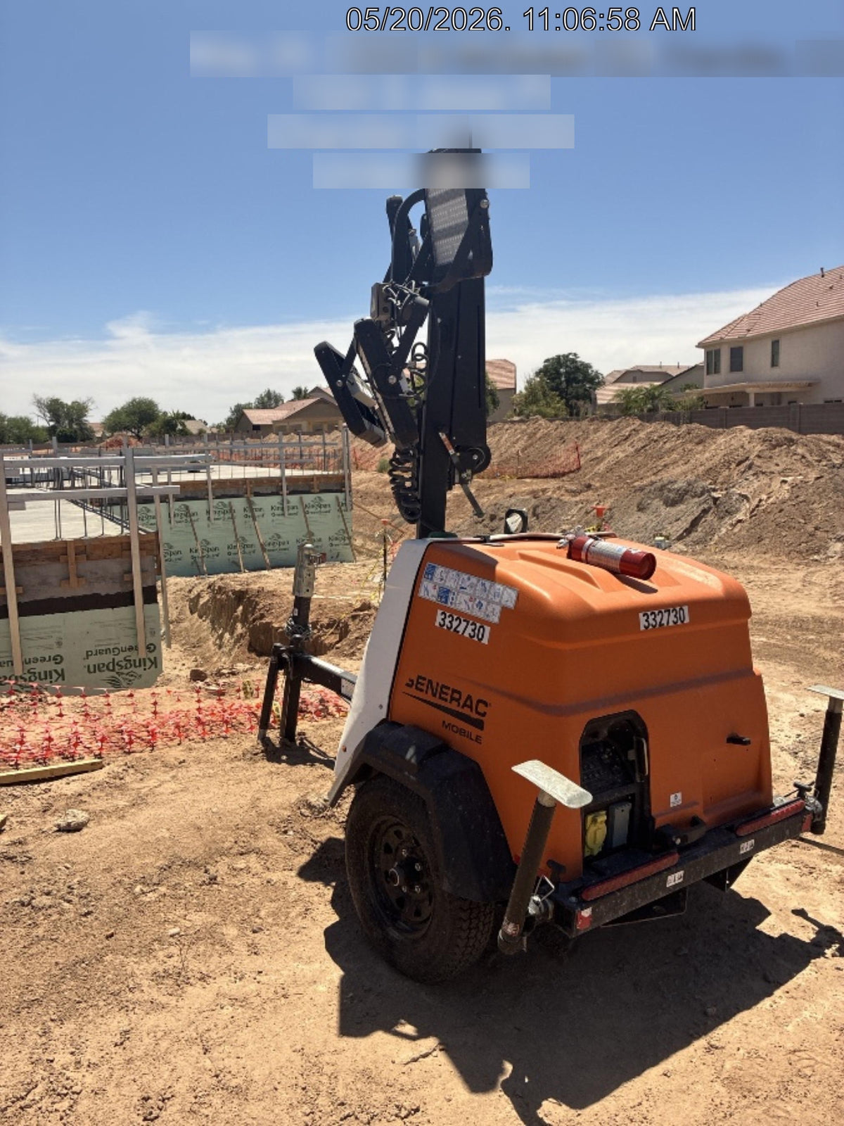 2023 Generac MLT2 Diesel, Flex Switch 120V Input, Powerzone Controller, (4) 320W LED Lights, 4kW Generator, 39.9 Gal Fuel Tank, 2" Ball, T3