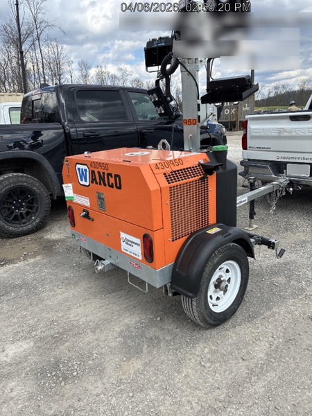 2024 Wanco WLTT-4MM4K Diesel, Deep Sea Controller, Shore Power Plug, Auto Start, (4) 350W LED Floodlights, 4kW Generator, 60 Gal Fuel Tank, 2" Ball, T3