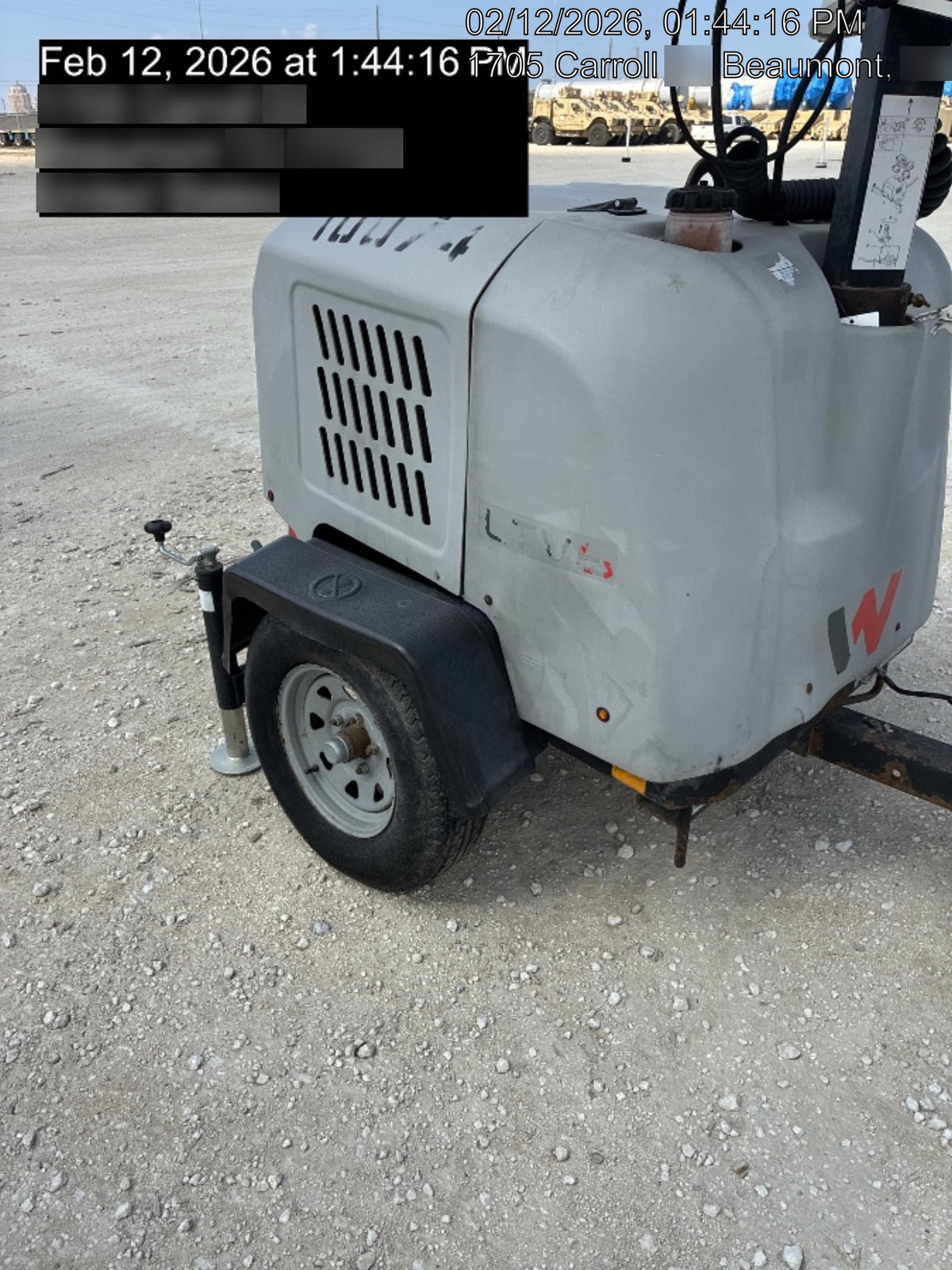 2018 Wacker Neuson LTV6K-MH Wacker Neuson LTV6K Towable Light Tower