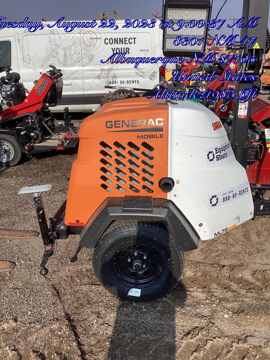 2023 Generac MLT2 Diesel, Flex Switch 120V Input, Powerzone Controller, (4) 320W LED Lights, 4kW Generator, 39.9 Gal Fuel Tank, 2" Ball, T3