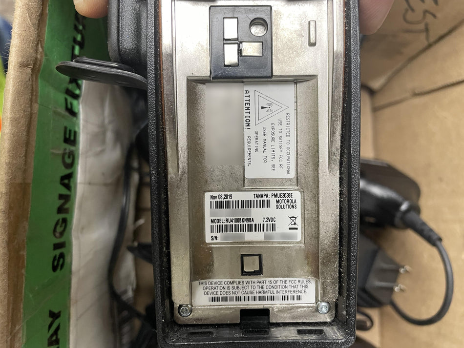 2020 MOTOROLA RDU4100