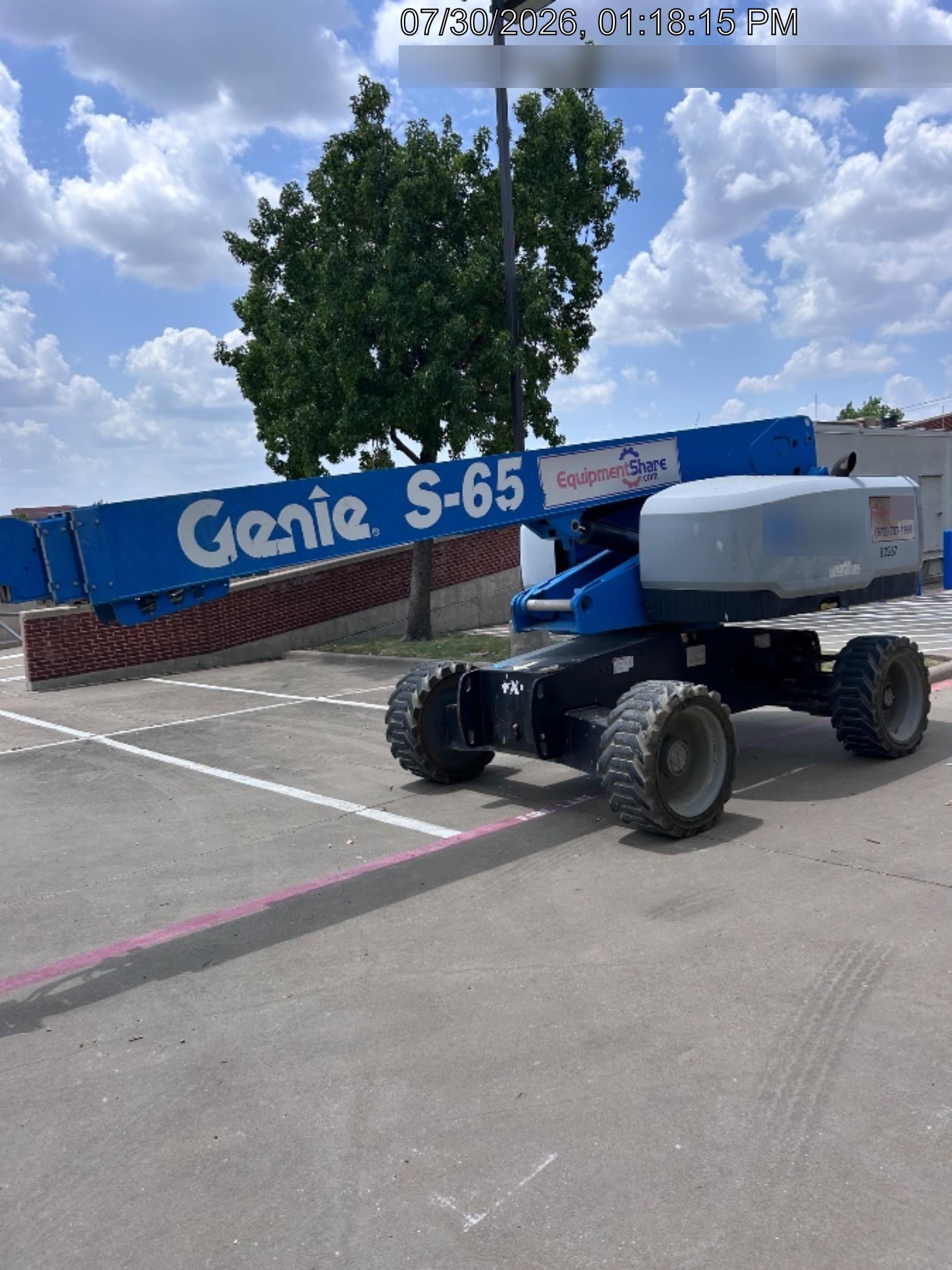 2016 GENIE S-65