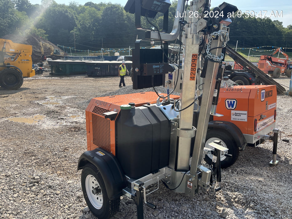 2024 Wanco WLTT-4MM4K Diesel, Deep Sea Controller, Shore Power Plug, Auto Start, (4) 350W LED Floodlights, 4kW Generator, 60 Gal Fuel Tank, 2" Ball, T3