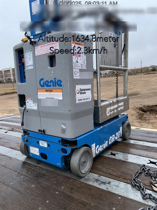 2019 GENIE GR-20
