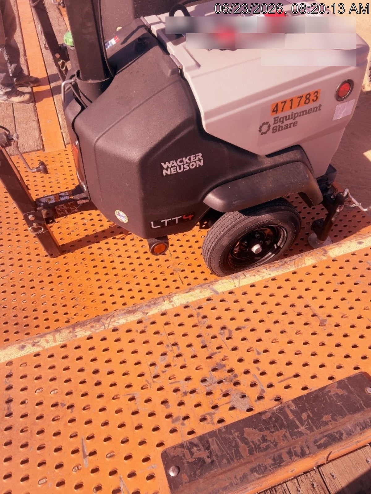 2024 Wacker Neuson LTT4 Diesel, Kohler KDW702, Deep Sea Controller, Auto Start, LED 320W, Bypass Outlet, T3