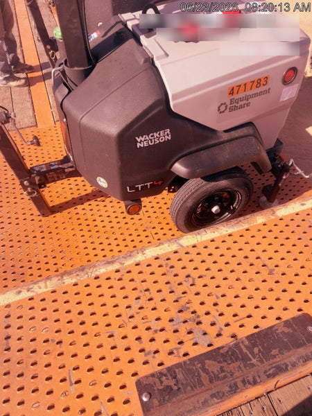 2024 Wacker Neuson LTT4 Diesel, Kohler KDW702, Deep Sea Controller, Auto Start, LED 320W, Bypass Outlet, T3