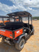 2022 Kubota RTV-X1140W-H Plastic Canopy, Windshield Acrylic Clear, LED Strobe Light, Wire Harness Kit, Back up Alarm