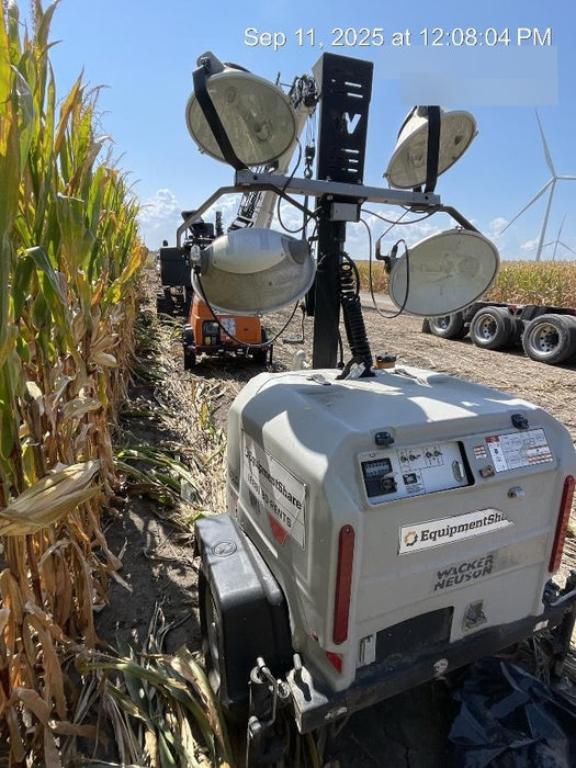 2019 Wacker Neuson LTV6L-MH Wacker Neuson LTV6L Mobile Light Tower w/Fuel Level Sensor Installed