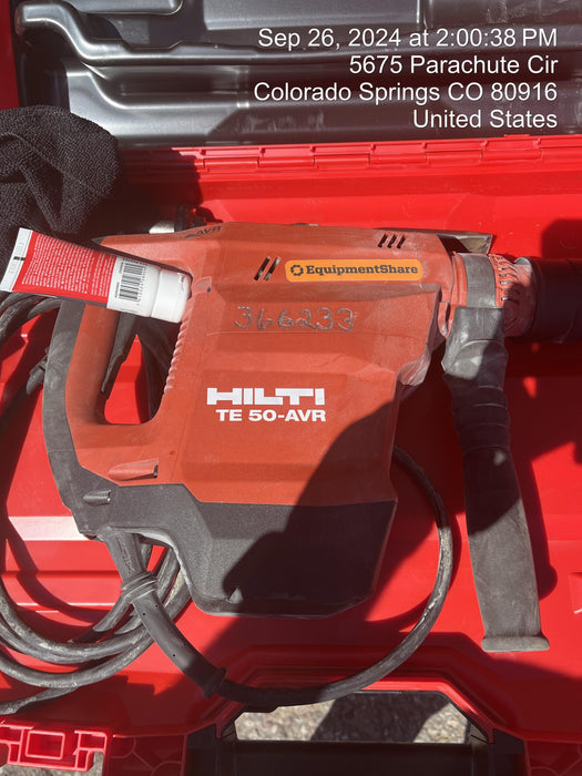 2023 HILTI TE 50-AVR