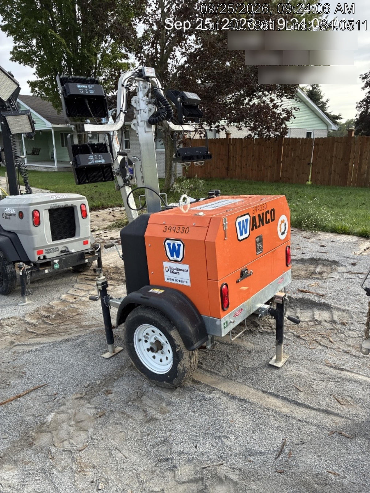 2024 Wanco WLTT-4MM4K Diesel, Deep Sea Controller, Shore Power Plug, Auto Start, (4) 350W LED Floodlights, 4kW Generator, 60 Gal Fuel Tank, 2" Ball, T3