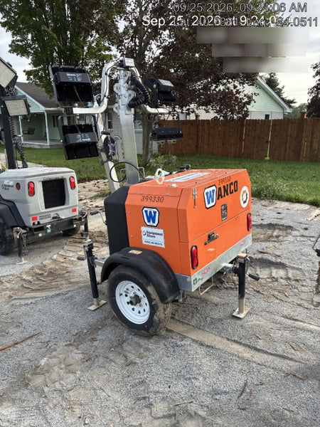 2024 Wanco WLTT-4MM4K Diesel, Deep Sea Controller, Shore Power Plug, Auto Start, (4) 350W LED Floodlights, 4kW Generator, 60 Gal Fuel Tank, 2" Ball, T3