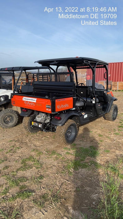 2022 Kubota RTV-X1140W-H Plastic Canopy, Windshield Acrylic Clear, LED Strobe Light, Wire Harness Kit, Back up Alarm