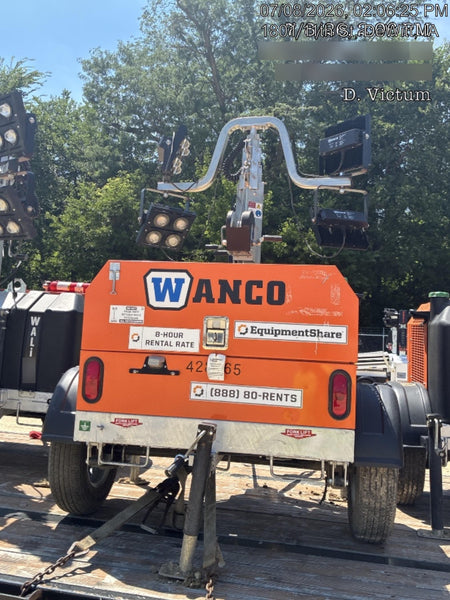2024 Wanco WLTT-4MM4K Diesel, Deep Sea Controller, Shore Power Plug, Auto Start, (4) 350W LED Floodlights, 4kW Generator, 60 Gal Fuel Tank, 2" Ball, T3