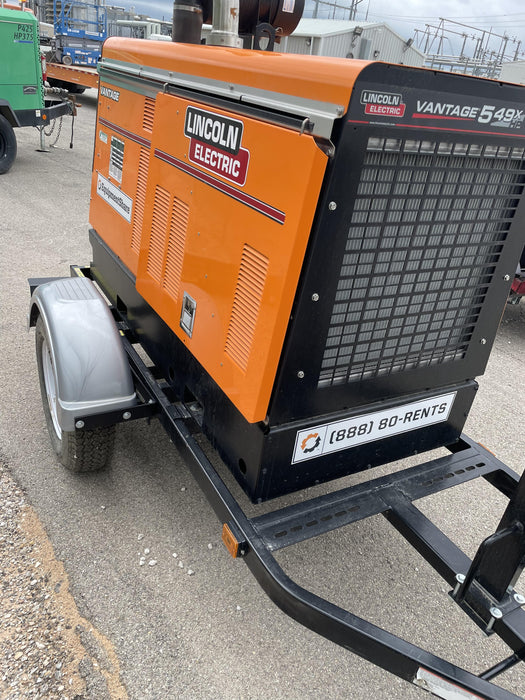 2022 Lincoln Electric Vantage 549X Crosslink Technology, Trailer Mounted, ES Decals, T3