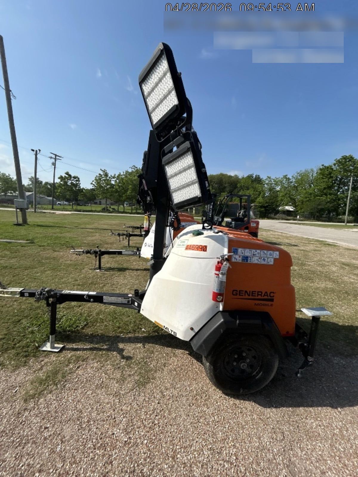 2024 Generac MLTS-4 2.4kW, Mitsu Eng, Analog, LED, Diesel.