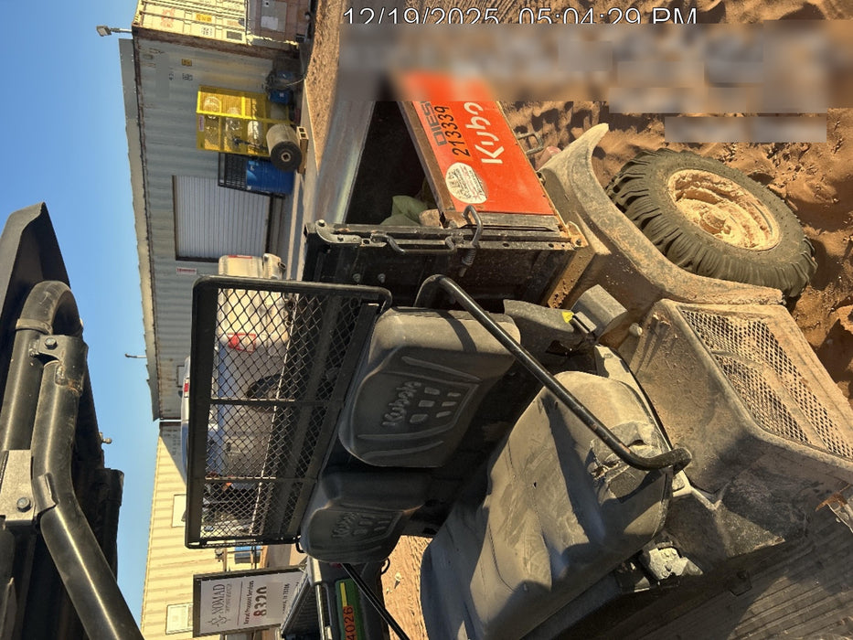 2022 Kubota RTV-X1140W-H Plastic Canopy, Windshield Acrylic Clear, LED Strobe Light, Wire Harness Kit, Back up Alarm