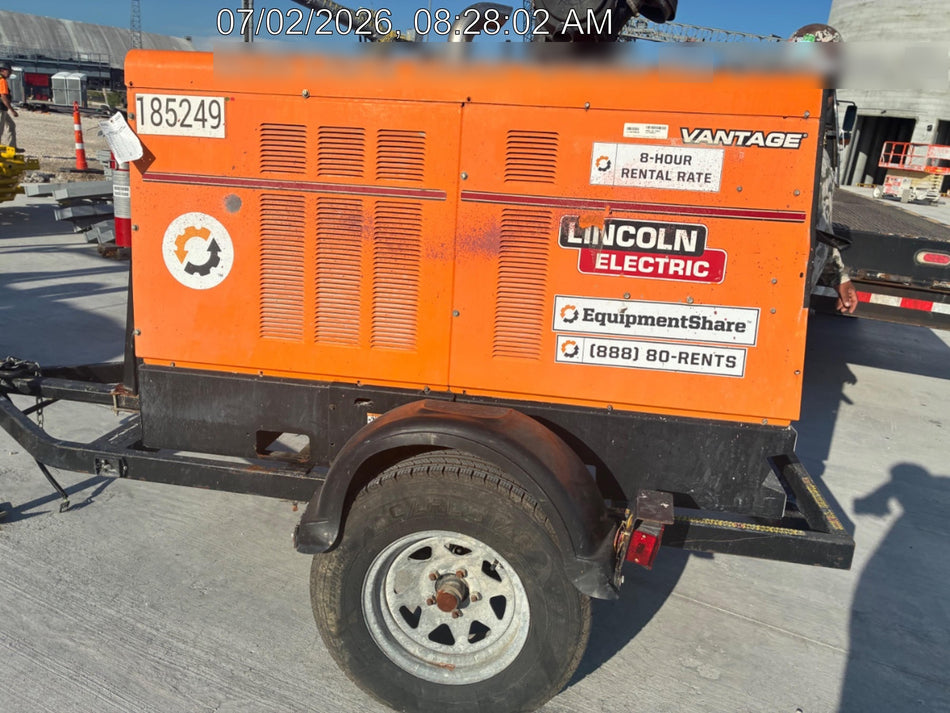 2021 Lincoln Electric Vantage 549X Ready Pak 3, ORANGE (includes trailer, cable rack, fender light kit)