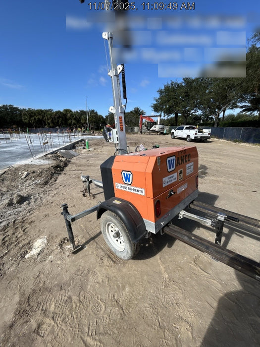 2023 Wanco WLTT-4MM4K Diesel, Deep Sea Controller, Shore Power Plug, Auto Start, (4) 350W LED Floodlights, 4kW Generator, 60 Gal Fuel Tank, 2" Ball, T3