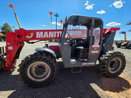 2019 Manitou MTA8044 MTA 8044 - 74 HP T4, Canopy, Worklights/Strobe, Beacon, 66" Carriage, 48" Forks, Solid Tires, Lift Hook, Aux Hydraulics