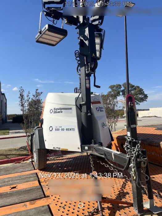 2024 Generac MLT2 Diesel, Flex Switch 120V Input, Powerzone Controller, 
(4) 320W LED Lights, 4kW Generator, 39.9 Gal Fuel Tank, 2" Ball, T3