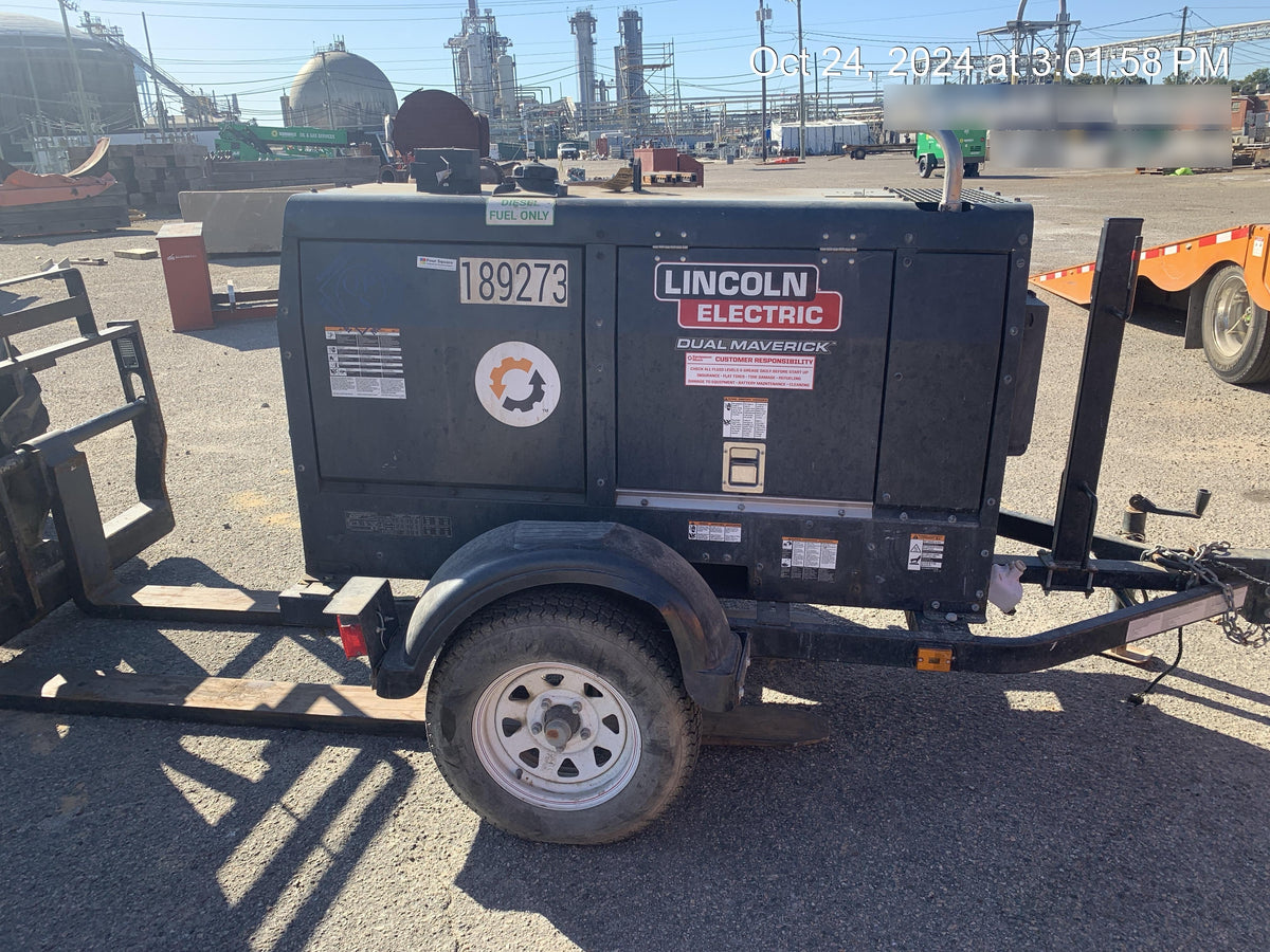 2021 Lincoln Electric Dual Maverick 200/200X Ready Pak 3, Includes Trailer, Cable Rack, Fender Light Kit