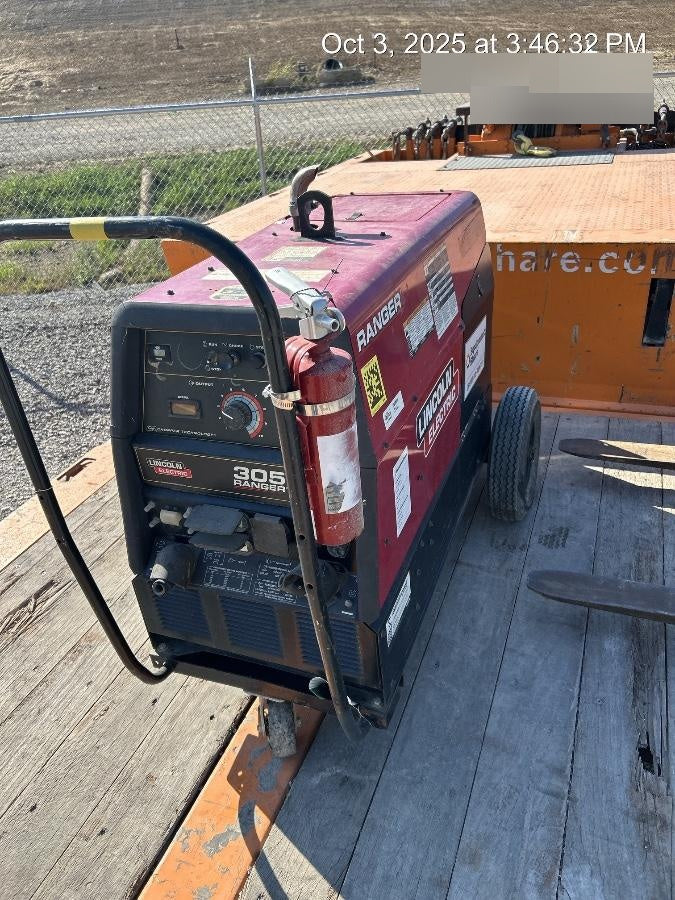 2021 Lincoln Electric Ranger 305 LPG K3430-1, Ranger 305 LPG, Undercarriage, Tank Holder & Strap, 10kw AC Gen, 25hp Kohler LPG Eng