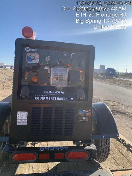 2025 MILLER ELECTRIC BIG BLUE 400